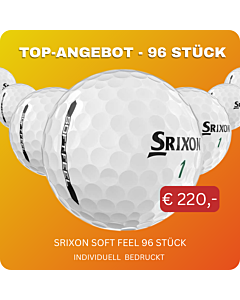 Srixon Soft Feel Golfball 96 Stk TOP-ANGEBOT- Individuell Bedruckt